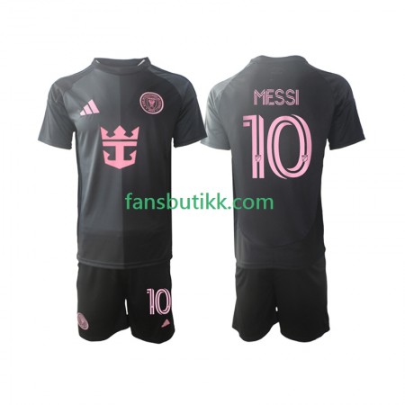 Fotballdrakt Inter Miami Lionel Messi 10 Barn Bortetrøye 2025 Kortermet
